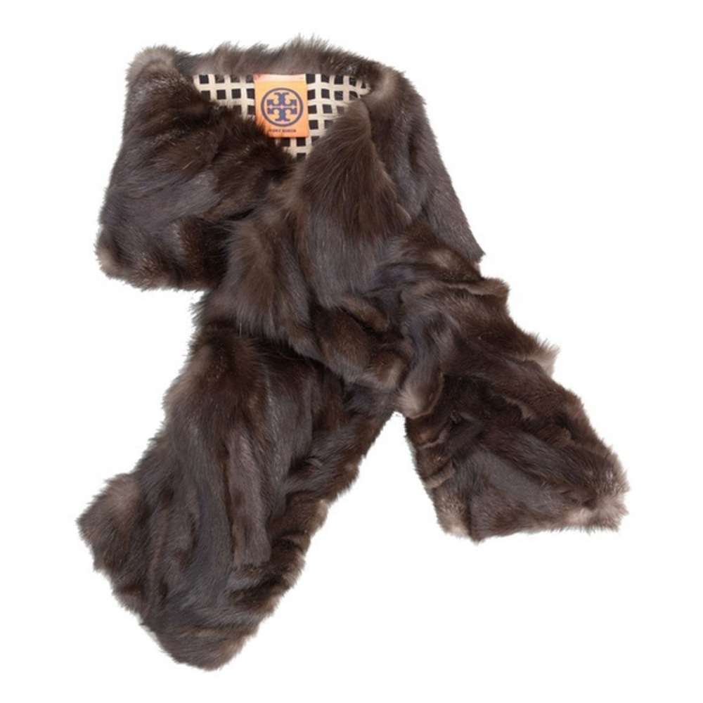Tory Burch Fur Scarf